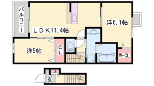 インプレスⅢ　Ａの物件間取画像